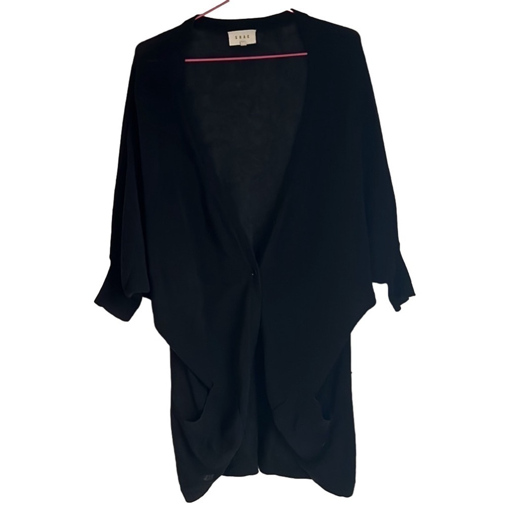Shae Anthro Linen/Cotton Loose Fit Cardigan